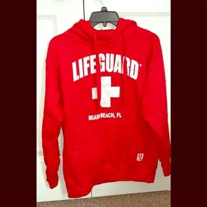 miami beach florida lifeguard hoodie